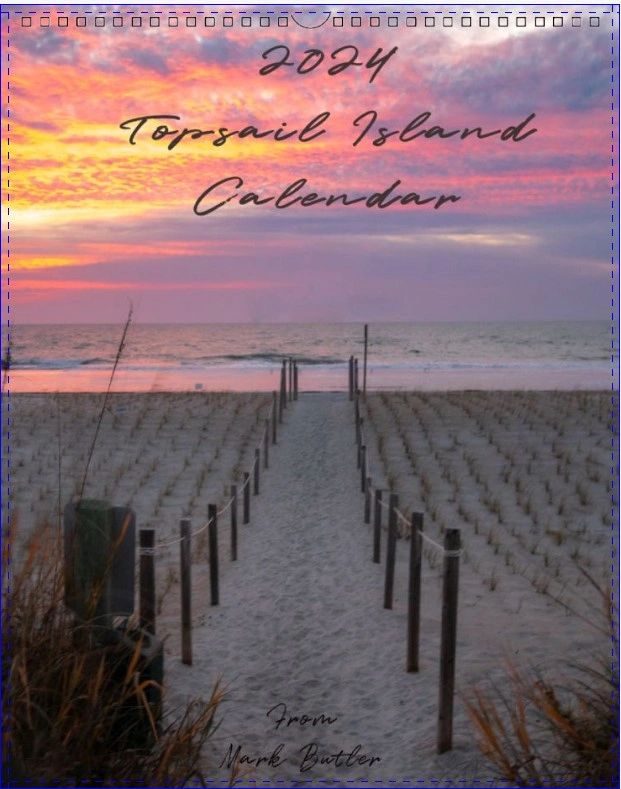 2024 Topsail Island Calendar w/o boxes---SALE