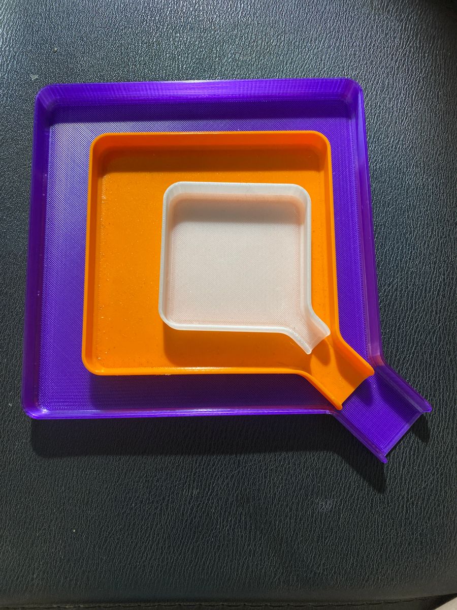 Sorting trays. Set of 3.