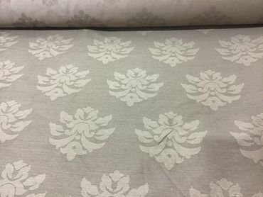 Bronze brown floral fabric