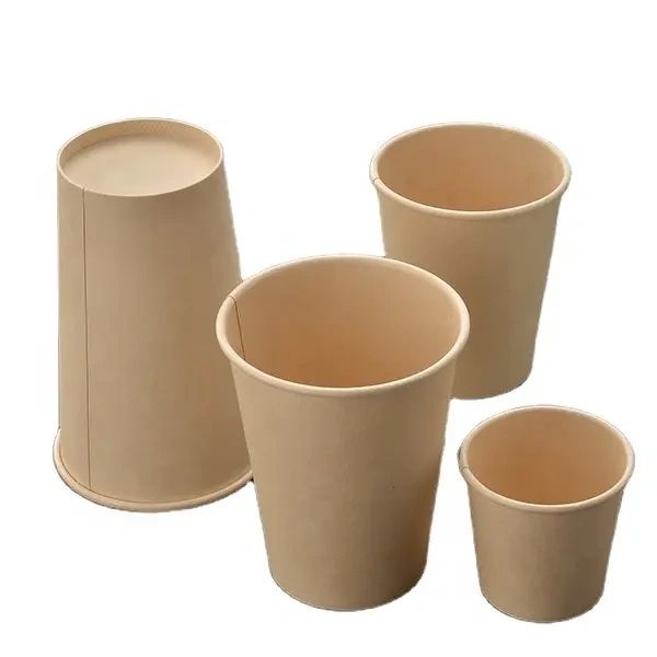 KRAFT PAPER CUP SINGLE WALL WATER-BASED LINING- 12OZ - Paper cups