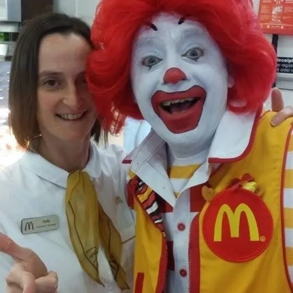 Me with Ronald McDonald