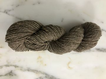 100% Natural Shetland Wool Dark Brown