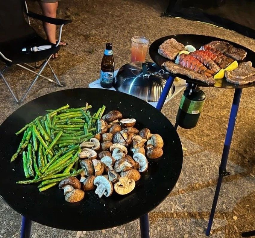 Skottle Grill Kit with Adjustable Legs – Juniper Overland