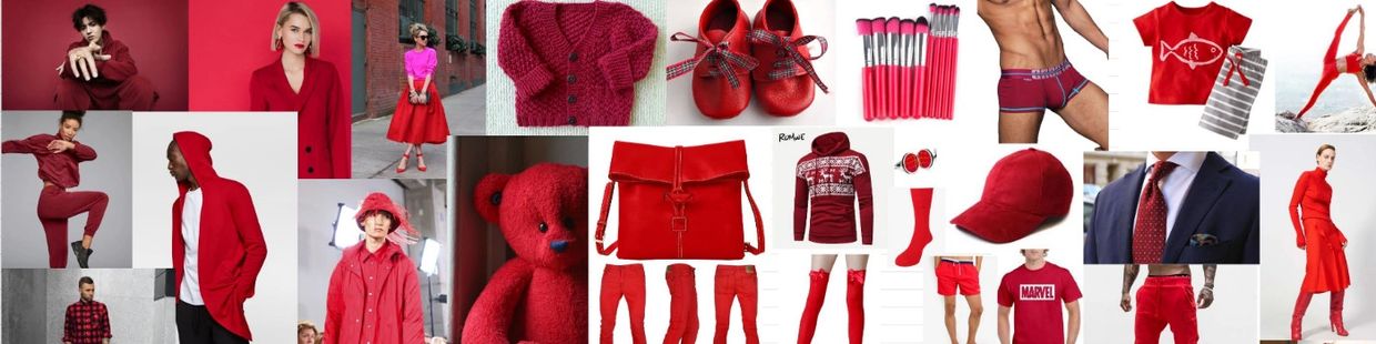 Find Wholesale Fashion Sales Reps and agents USA and Canada - multi photo categories in red