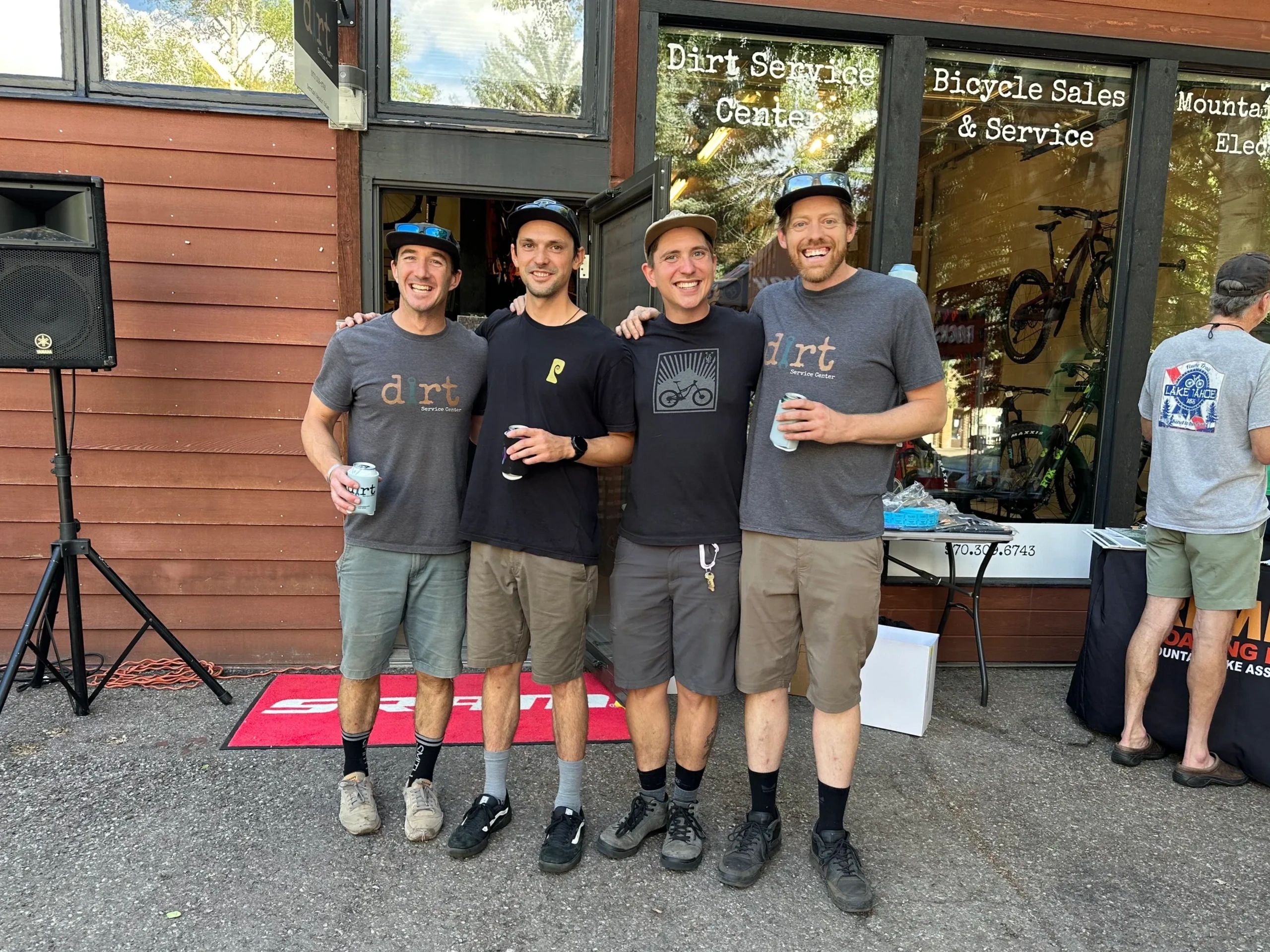 Bike shop employees.