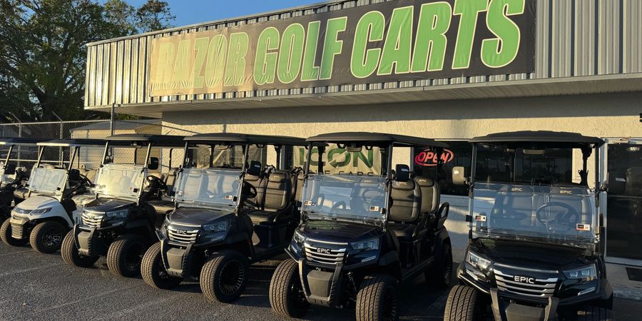 Razor Golf Carts Bradenton showroom