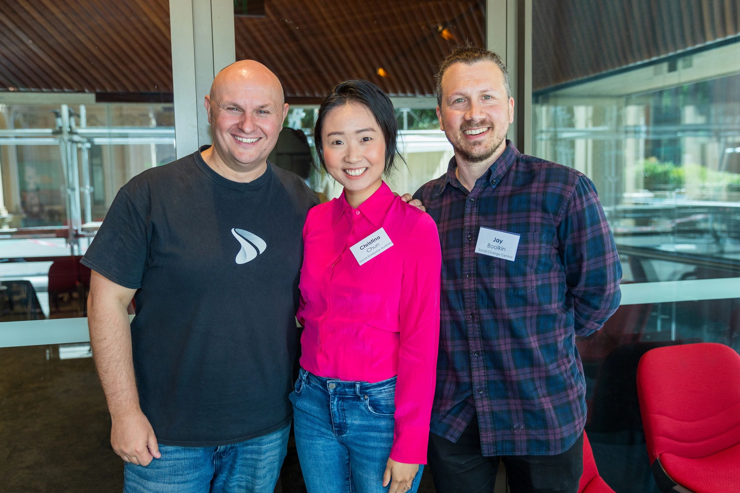 Ben Pecotich, Christina Chun and Jay Boolkin