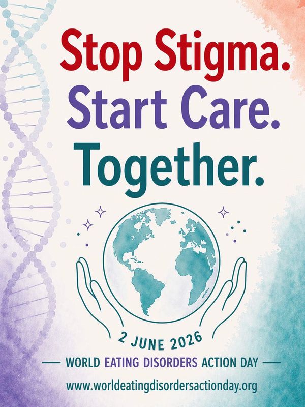 World Eating Disorders Action Day on June 2, 2026 promotes ending stigma and fostering care together.