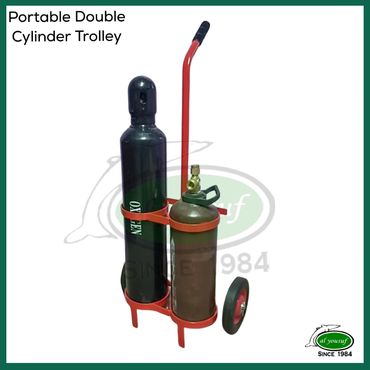 portable double cylinder trolley