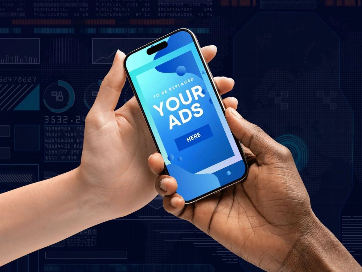 Advertisement on Mobile phone