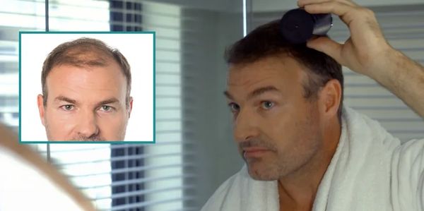 Boom Boom Hair fills in the thinning areas on your head and your beard, along with giving you more v