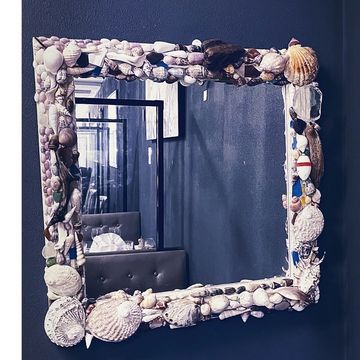 This limited -edition Oceania Mirror Frame is at Veraison Restaurant selling outlet, $500.