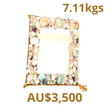 This Oceania Bathroom Mirror Frame is an personal Online -Store selling product of Miffy Pittaway’s. 