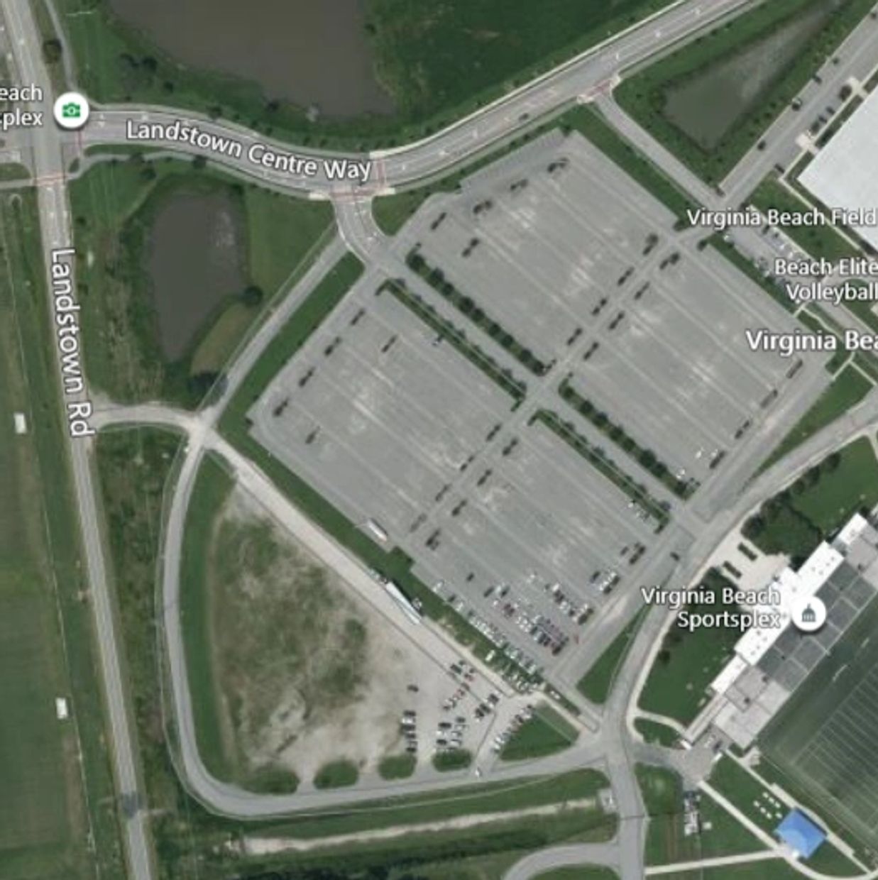 Parking lot Image of the the Sportsplex