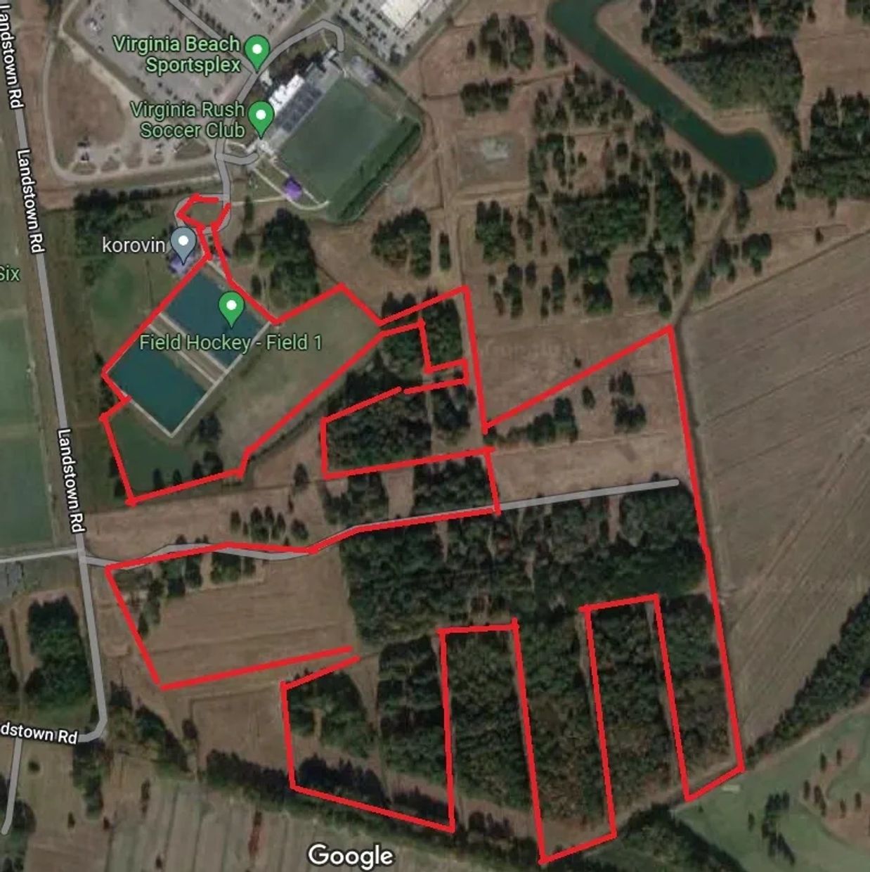 5k course in Virginia Beach