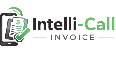 Logo of Intelli-Call Invoice with a phone and checkmark icon.