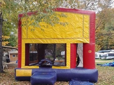 a bounce house