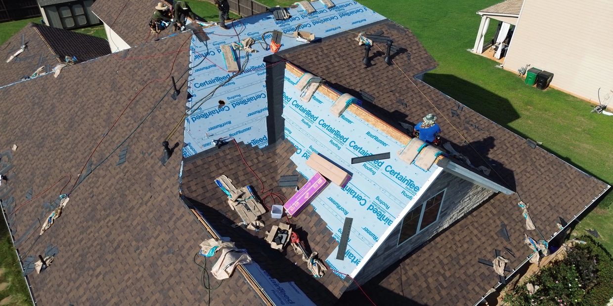 Roof installation process