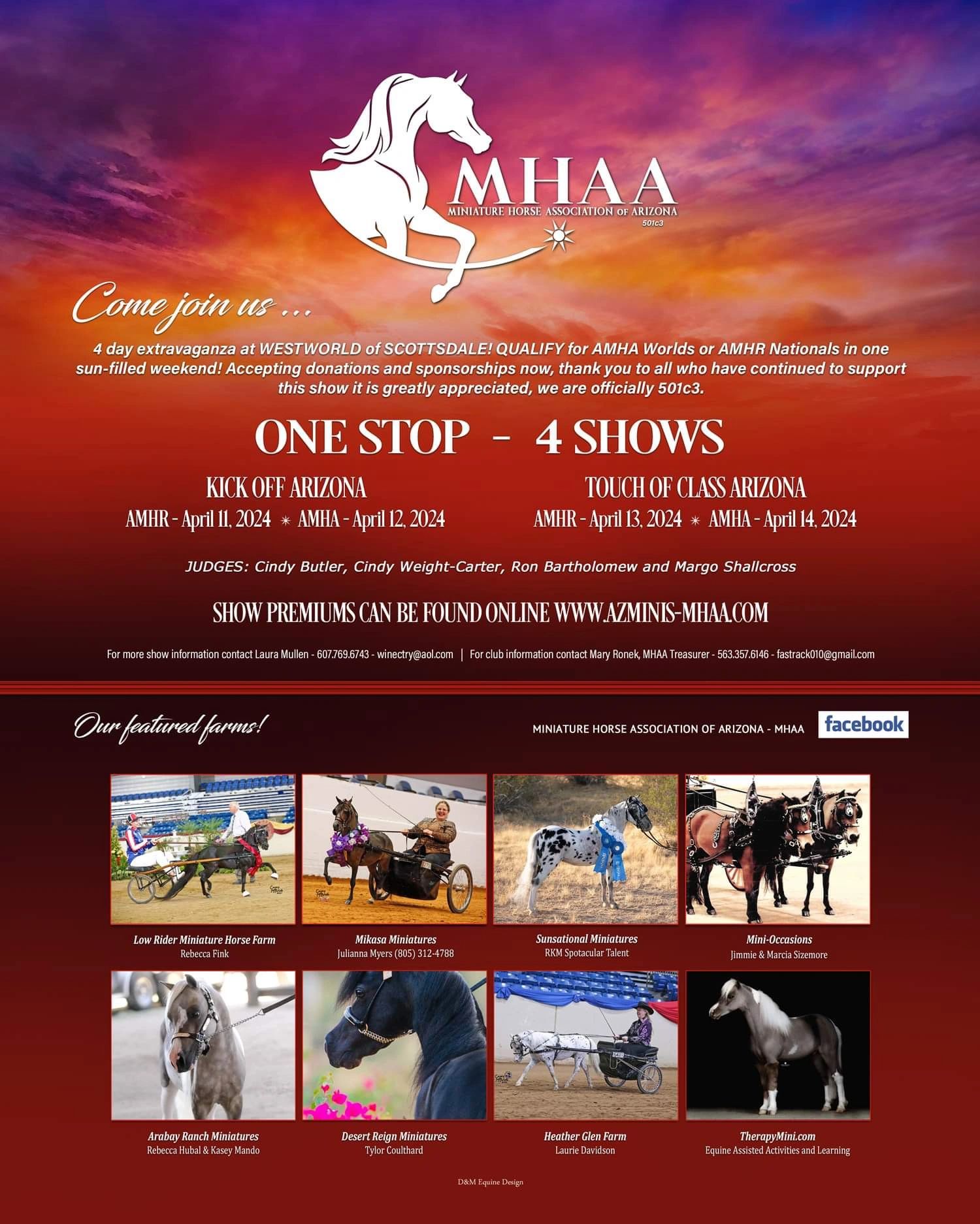 Miniature Horses, Miniature Horse Shows, Arizona miniatures