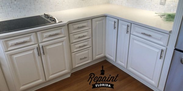kitchen cabinet refinish Belle Isle Fl 32809 Repaint Florida 