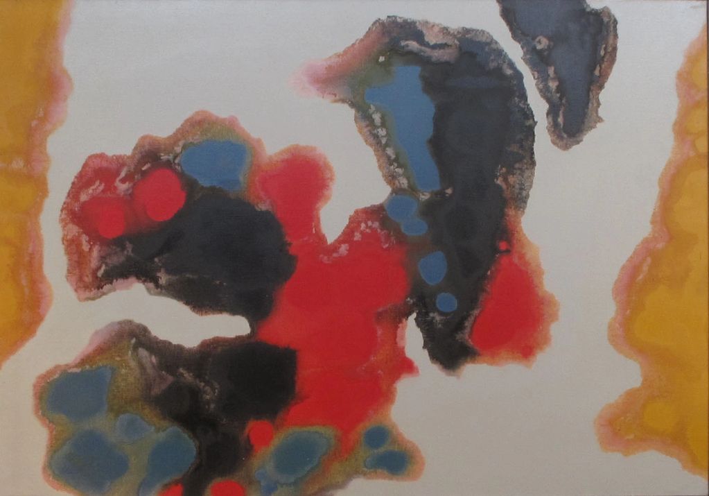 1960  #3  33.5x30  Oil Enamel