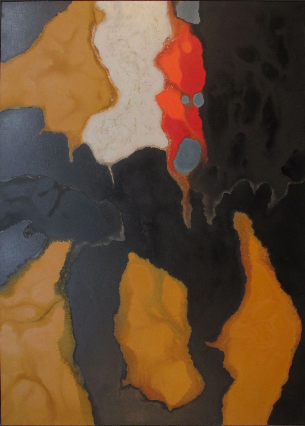 1960  #6  43.25x60   Oil Enamel