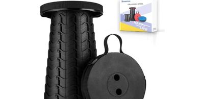 Collapsible stool for mobile massage therapy