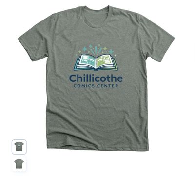 Chillicothe Comics Center t-shirt