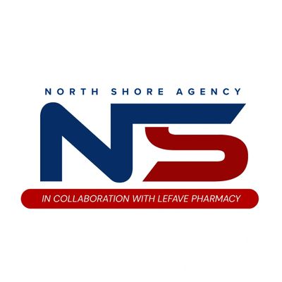 Logo of North Shore Agency collaborating with Lefave Pharmacy.