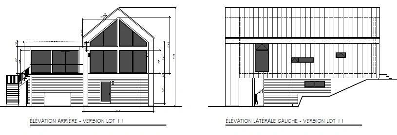 Projet ilo: plans du chalet scandinave