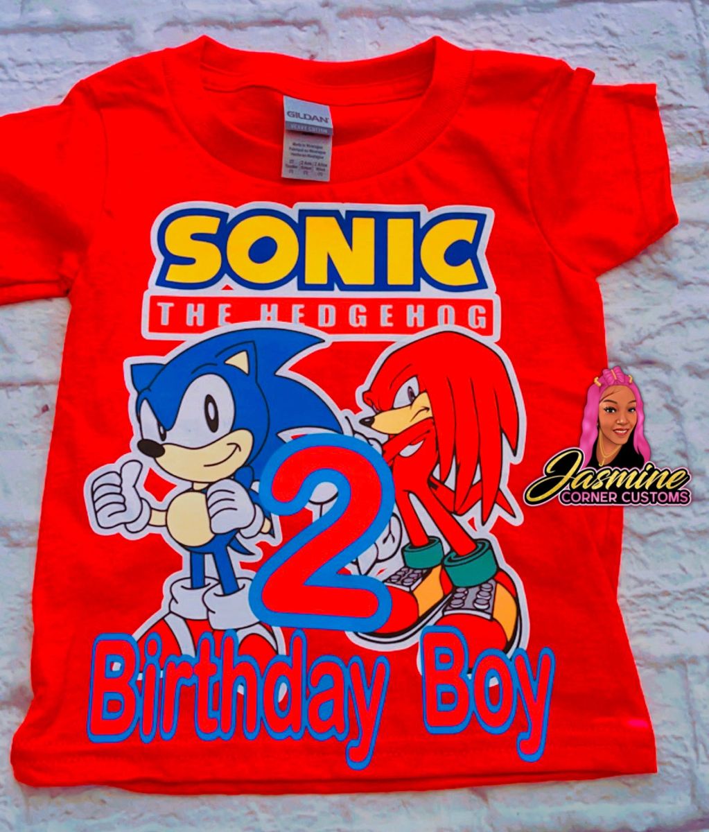 Sonic The Hedgehog Birthday Shirt