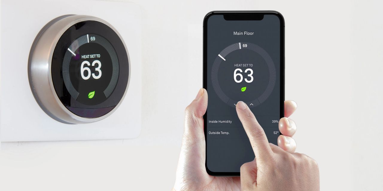 Smart home technology including security and energy-efficiency features that provide homeowners with convenience and peace of mind.