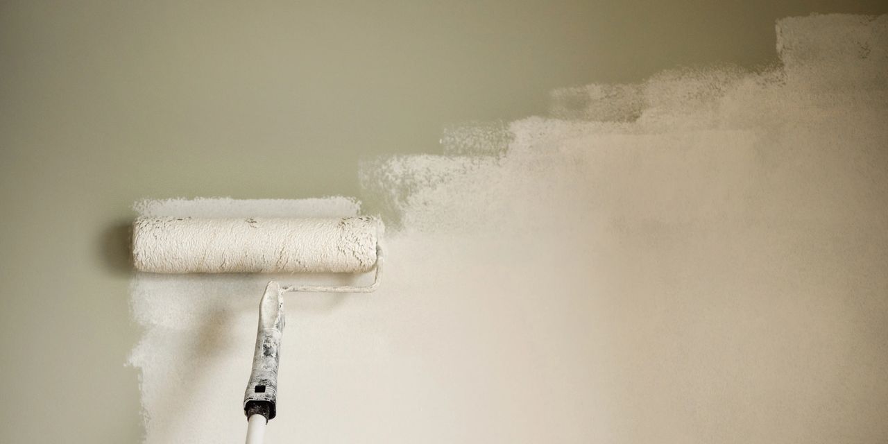 Updating paint to strategically improve the house