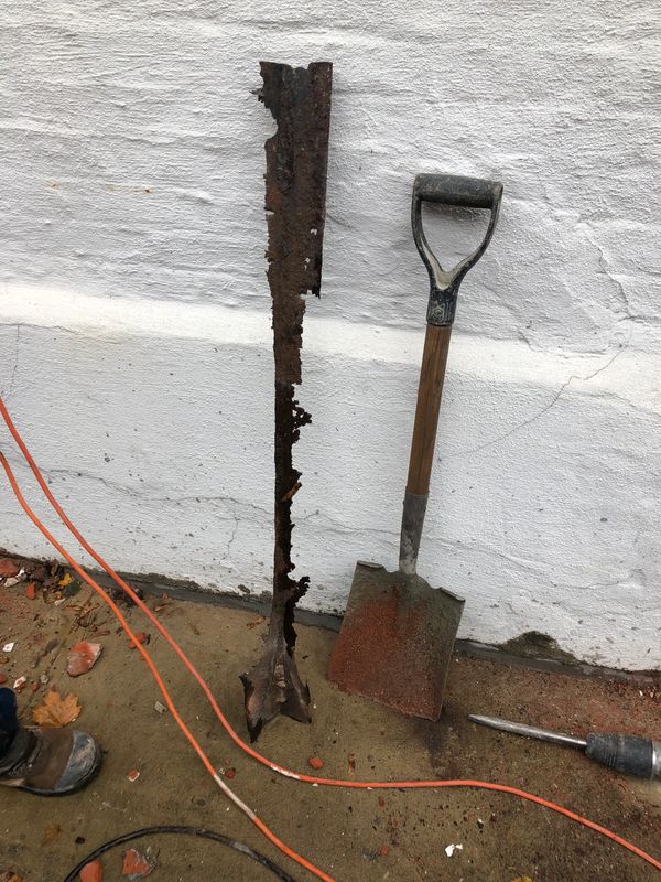 Old Steel Beams Removed