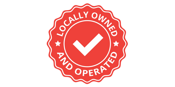 Locally owned and locally operated badge