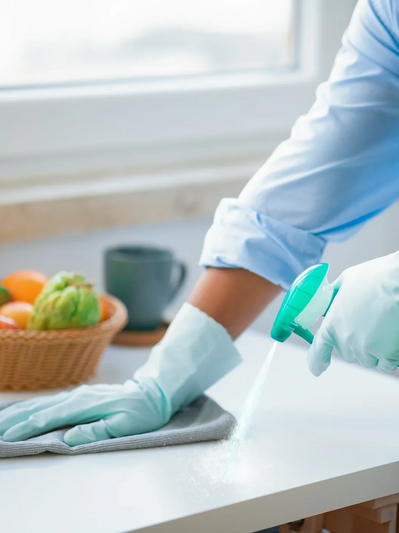 Peace of Quality Cleaning short-term rental clean in Mesa kitchen
