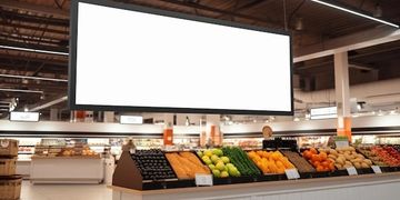 Grocery store produce area