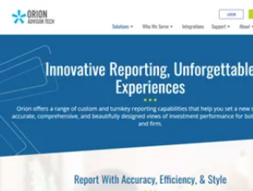 Orion Portfolio Financial Planning CRM RIA screenshot financial advisor wealthtech advisorx2