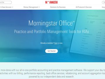 Morningstar Portfolio Financial Planning CRM RIA screenshot financial advisor wealthtech advisorx2