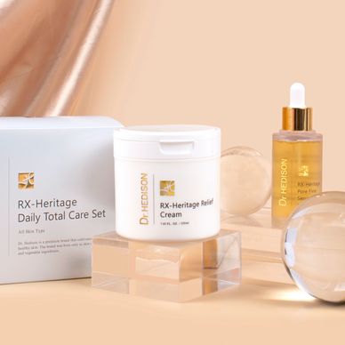 Total Home Care Set - RX-Heritage Pore Fine Serum & Relief Set.