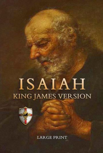 Cover of Isaiah King James Version in large print.