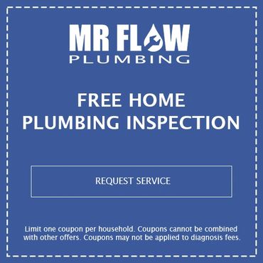 COUPON; FREE HOME PLUMBING INSPECTION