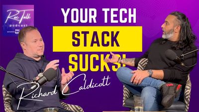 Two men discuss tech issues on the RedTalk podcast.