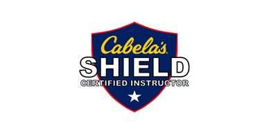 Logo for Cabela's SHIELD Certified Instructor program.