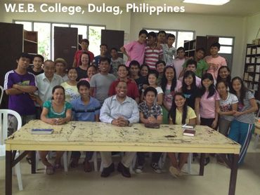 World Evangelism Bible College
Dulag, Leyte Island, Philippines
