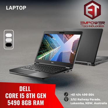 Dell Core i5 8th Gen laptop with 8GB RAM showcased by Empower Technologies.