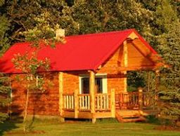 Bertha's Cabin at Sheyenne Oaks RV Park & Campground