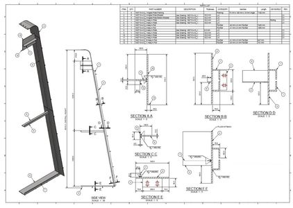 Fabrication Drawing Welding Steelwork