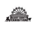 Logo of Albert County Exhibition featuring a Ferris wheel and animals.