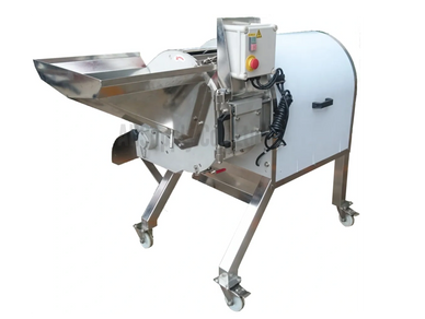 vegetable cutting machine, vegetable dice cutting machine, food processing machine, potato, taro 